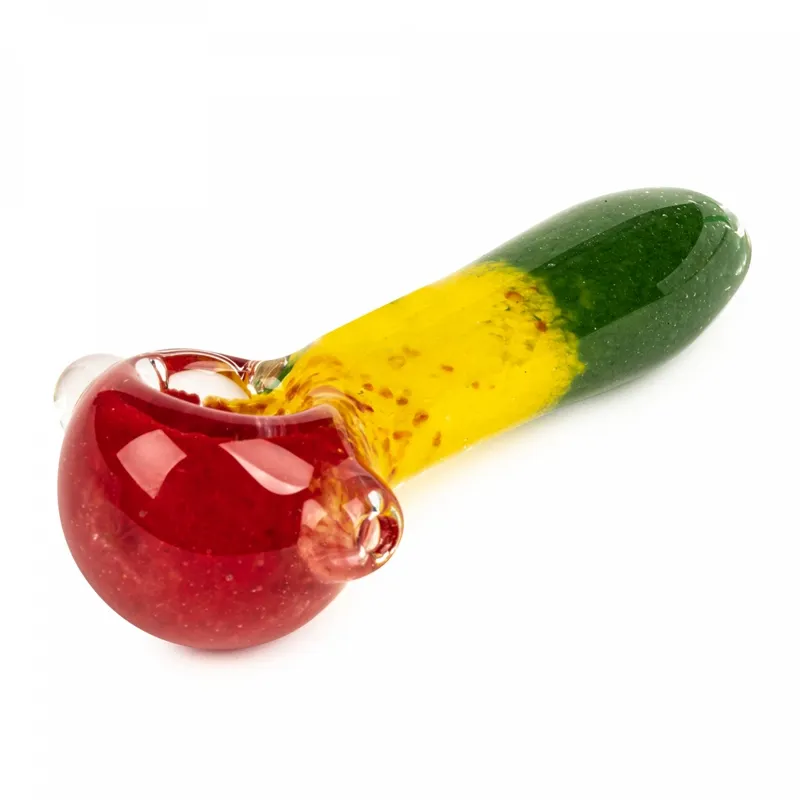 Cool Coloré Triple Couleur Fritter Pyrex Verre Épais Filtre Tuyaux Portable Sec Herbe Tabac Porte-Cigarette Fumer Handpipes Haute Qualité À La Main DHL Gratuit