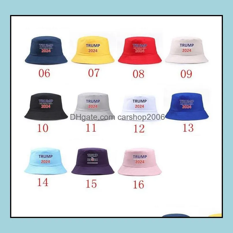Sun Cap USA Presidential Election Trump 2024 Fisherman Bucket Hat Spring Summer Fall Outdoor 3 styles