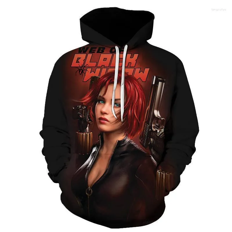 Erkek Hoodies Sweatshirts Marka Erkekler Klasik Film Karakter Portresi Serin 3D Dijital Baskı Moda Trendi Kadın Çift Külot