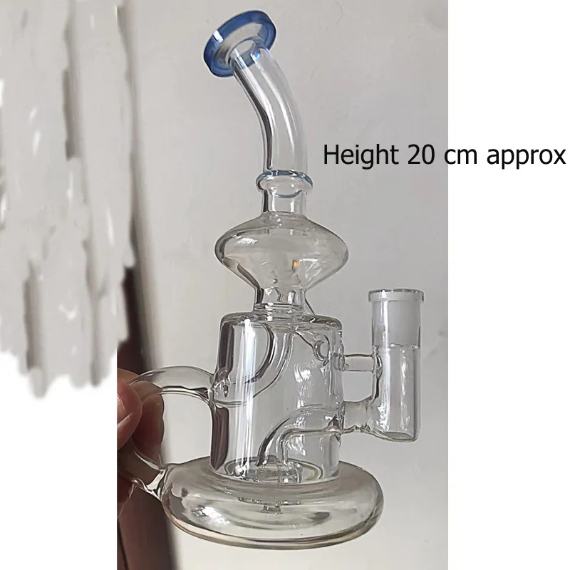 Szklany Bong Dab Rig HOISHAH Water Pipe Zlewek Perkolator Gruby Materiał Do Bar Palenie Proste Rury Wysokiej Jakości Grawitacyjne Bongs