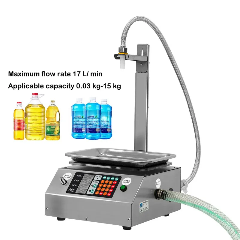 BEIJAMEI 17L/MIN Flüssigkeit Wiegen Füllmaschine Wasser Trinken Wein Saft Speiseöl Automatische Quantitative Abgabe Füllstoff