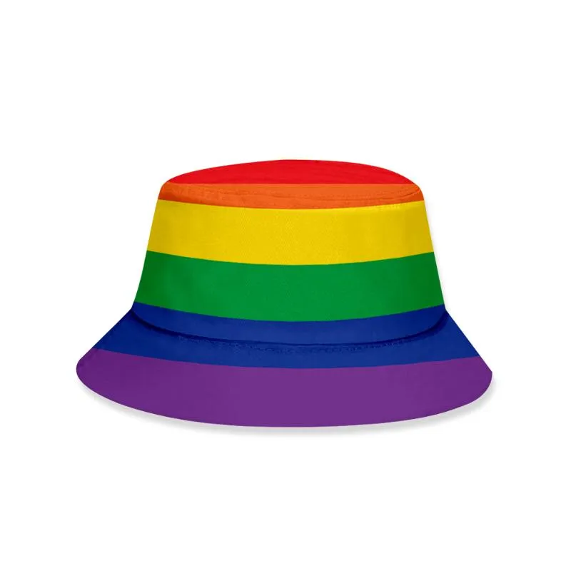 Berets Love هو 2022 Hat Fisherman LGBT Cap Men/Women ذات جودة جيدة قبعات صيفية غير رسمية للجنسين الأزياء في الهواء الطلق LGBTQ Capberets
