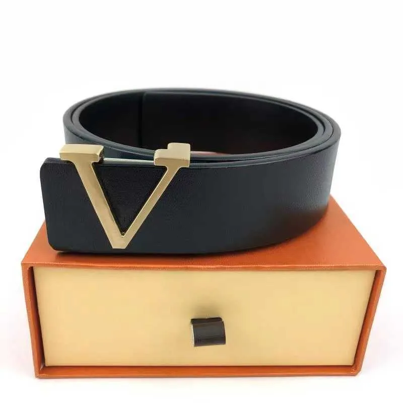 Famous brand Men Designers Belts Classic fashion luxury casual letter smooth buckle womens mens leather belt width 3.8cm with Orange box