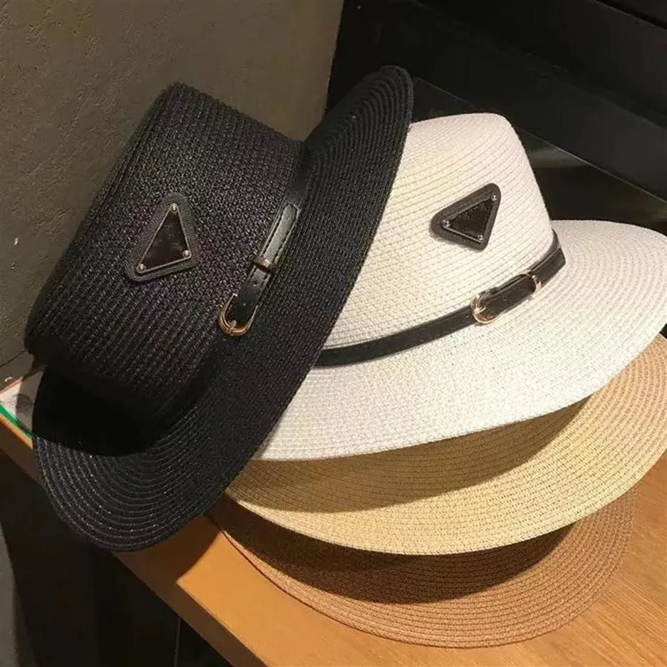 Designer Cap Bucket Hat Fashion Men Kvinnor Mittade hattar av hög kvalitet Straw Sun Caps204D DKWVC