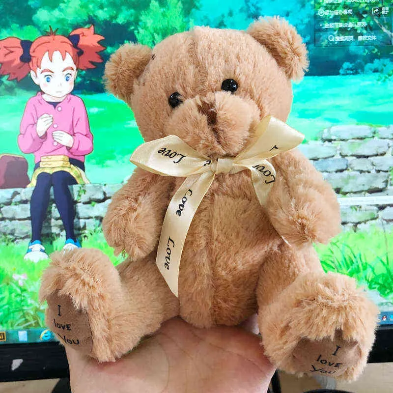 PC CM Kawaii Patch Bear Soft Cuddly Animal Teddy Pop Birthday Christmas Gift Kids Brinquedos Baby Toy J220704