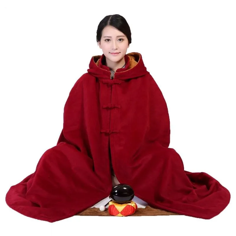 Ubranie etniczne medytacja Mala ubrania femamle kobiety buddyjskie mnich szaty płaszcza poduszka TA542ethnic317u