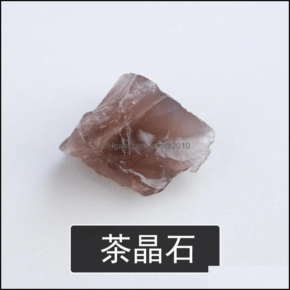 irregular raw rock healing crystal reiki stone ornaments simple desk living room home decoration rose quartz amethyst sports2010