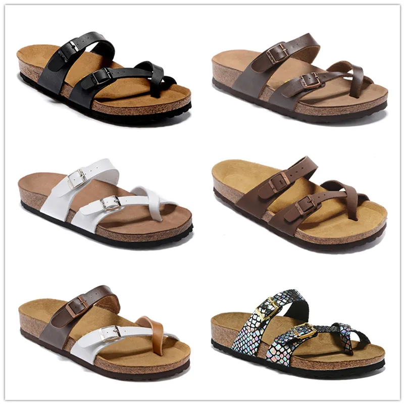 Mayari Arizona Hot Sell Summer Cork Slippers Män kvinnor lägenheter Sandaler unisex casual skor strand tofflor flip flops mode lyx designer tränare storlek 34-47