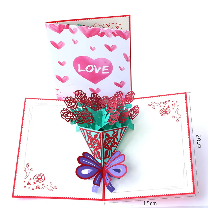 OWill Biglietto pop-up per la Festa della mamma a forma di Farfalla,Biglietto regalo 3D per un Compleanno,dare a Fidanzata e mamma,Buon ,Miglioramento,Matrimonio,Biglietto di Auguri di Compleanno(Blu