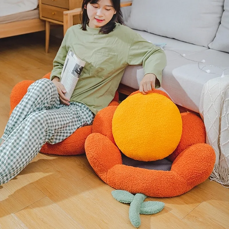 Flower Shaped Plush Cushion For Bedroom Bay Window And Window Soft And Cute Sitting Pillow For Bed For Home Decor From Deng10 26 DHgate.Com