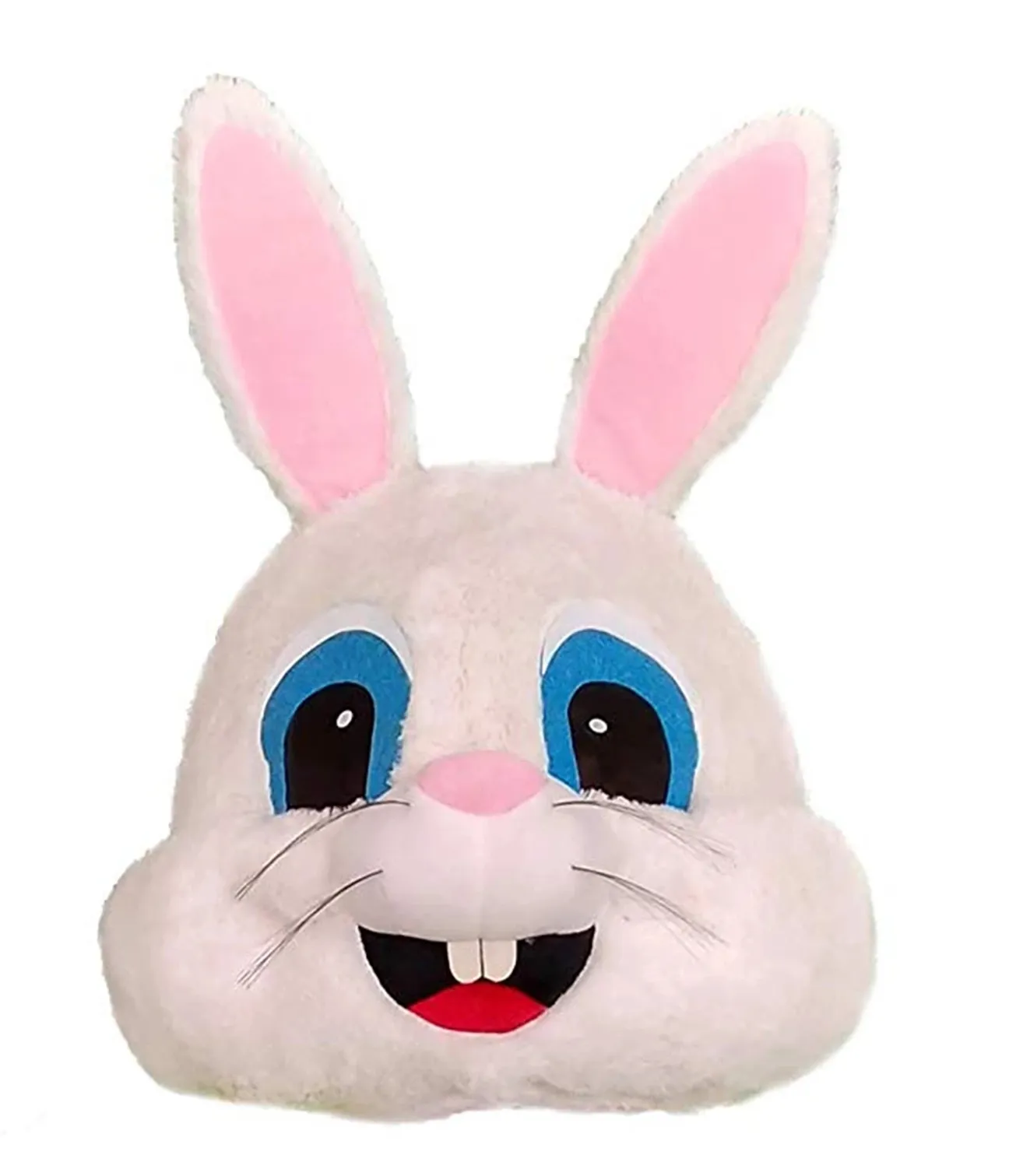 2022 Animal Head Mask - Plush Bunny Kostym Påsk Kaninfester Performance Dress Kanin Kostym Mascot