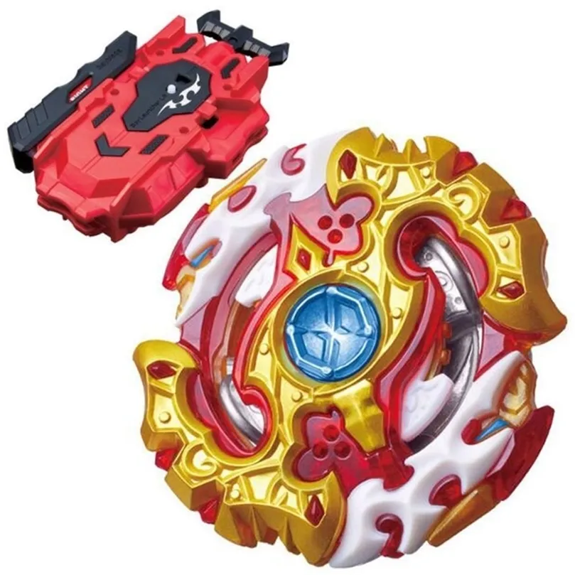 Bayblade Spriggan Requiem Spinning Top Burst STARTER con lanzador B-100 Kids Toy Top LR Red Bey Launcher LJ201216