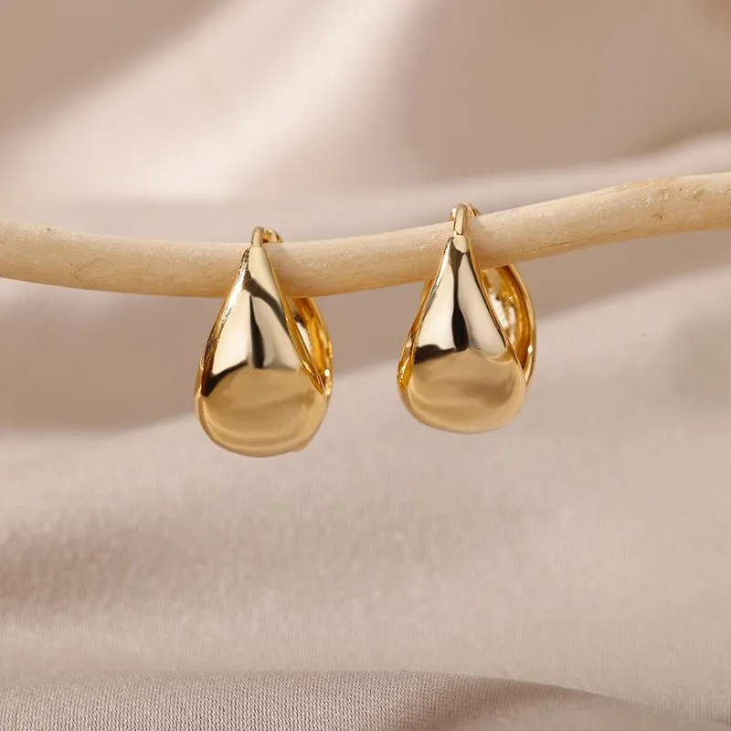 Étalons boucles d'oreilles minimalistes pour les femmes en acier inoxydable géométrique en acier inoxydable de boucle d'oreille bijoux esthétique 2022STUD