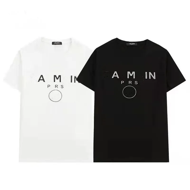 メンズTシャツファッションクラシックレタープリントトップレディース春と夏の綿の半袖ストリートヒップホップカジュアルカップル着