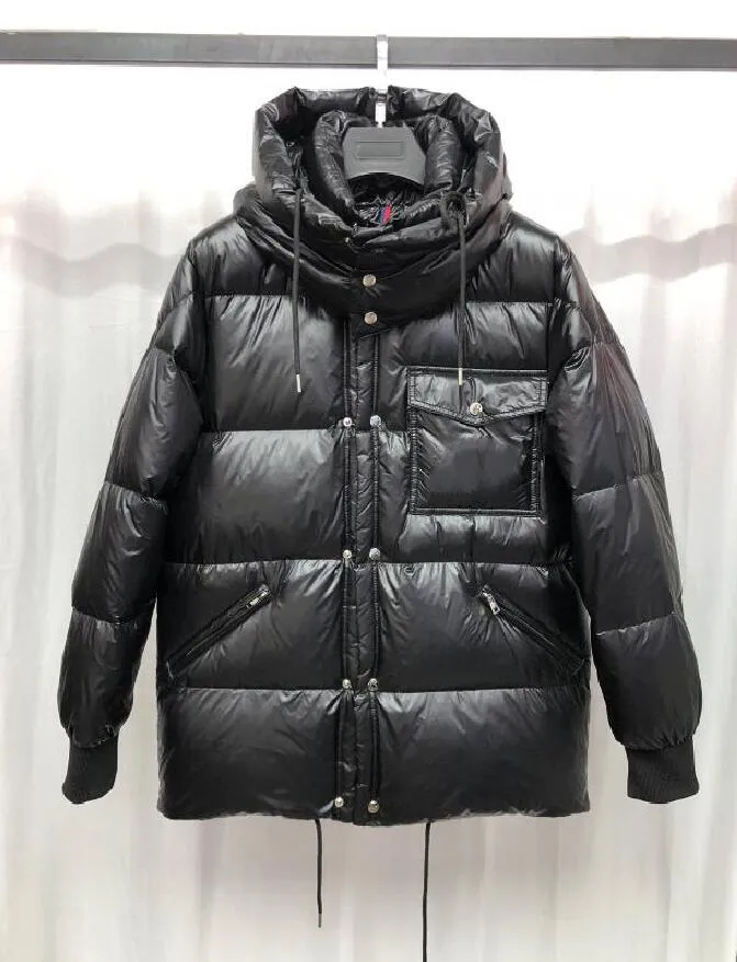 Designerski parkas nylonowy płaszcz zimowy w dół kurtka termiczna z kapturem Top Seller