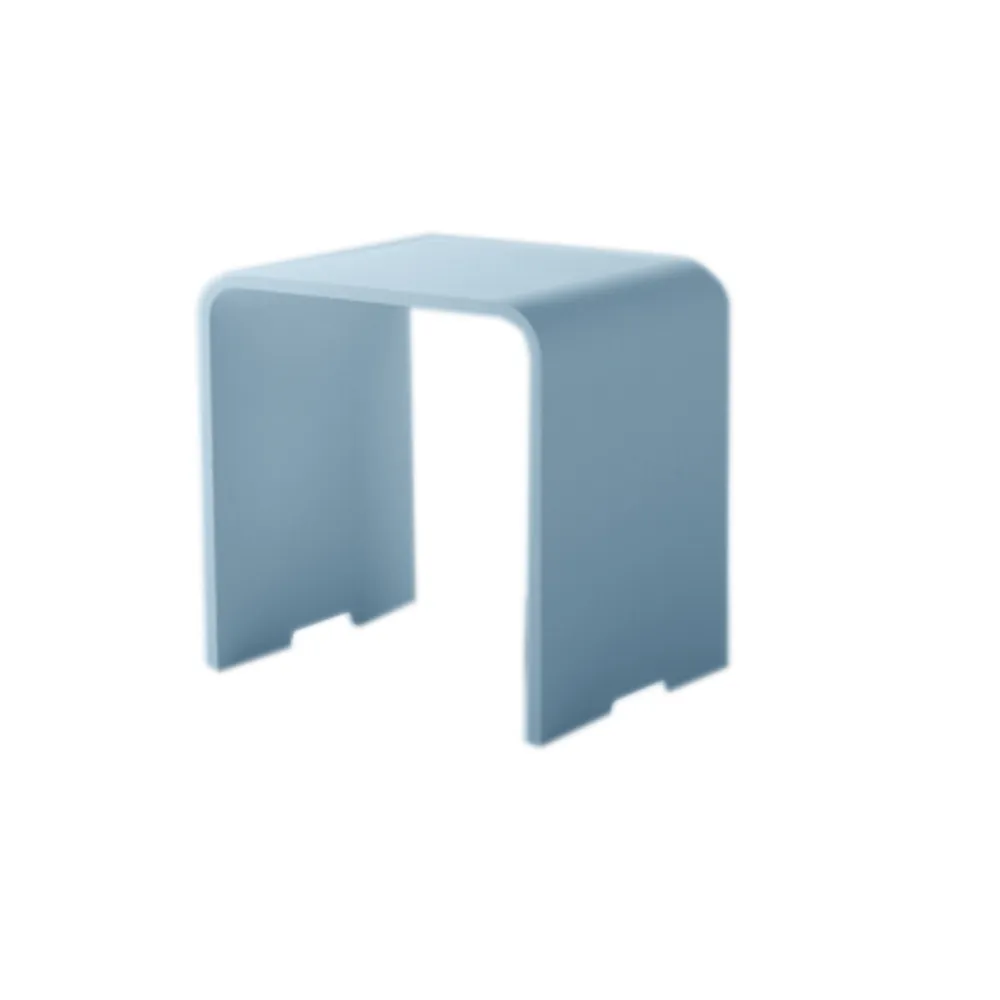 MATTE Modern Bathroom Furniture Seat Stool Chair Stone Solid Surface Steam Shower Enclosure Chair 16 x 12 inch SW112