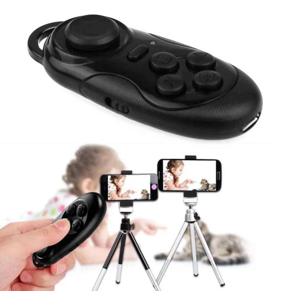 Беспроводной Bluetooth GamePad GamePad Game Controller Selfie Remote Shutter Mouse Mouse Controllers для IOS Android PC ноутбук TV Box