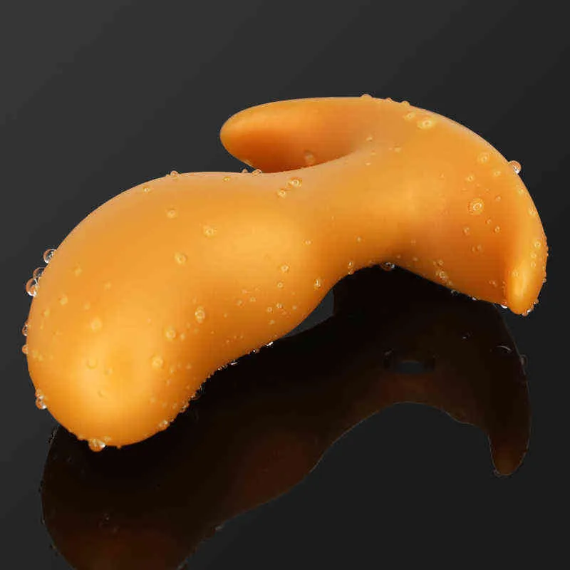 NXY DildosDongs Giocattoli sessuali anali enormi indossabili all'aperto, giocattolo per massaggio alla prostata impermeabile Buttplug per uomini 220125_voghion.com