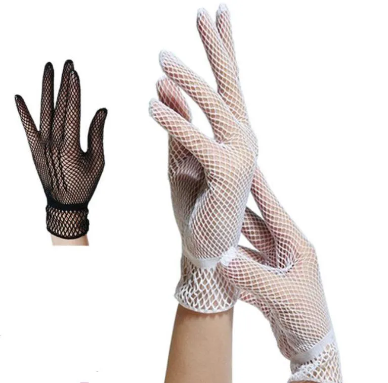Wedding Gloves Opera 1920s Costume Accessories Lady Short Tea Party Glove Wrist Banquet