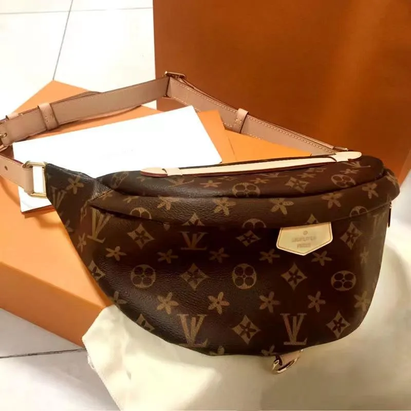 المصممين حقائب الخصر الفاخرة عبر الجسم أحدث حقيبة يد Bumbag Fashion حقيبة الكتف البني بوم حزمة مراوح louise Purse vutton Crossbody viuton bag