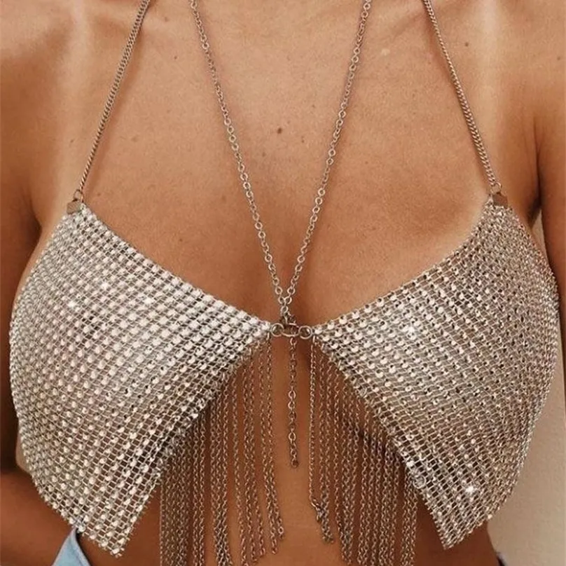 Vrouwen Y2K Sexy Vintage Champagne Lovertjes Sparkle Glitter Mouwloze Cropped Tops Vrouwelijke Chic Streetwear Corset Halter Sling Top 220318