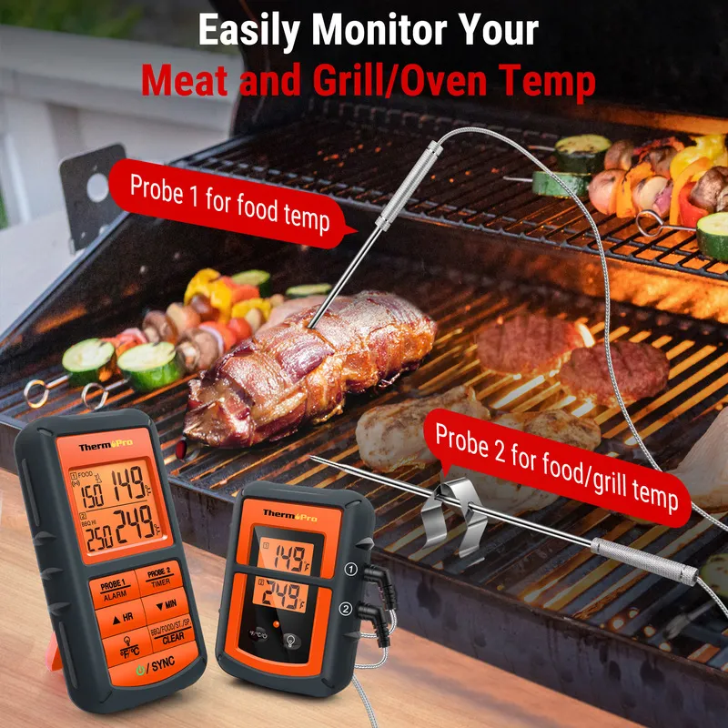 ThermoPro Indoor & Outdoor Thermometer - Wireless range up to 150m 
