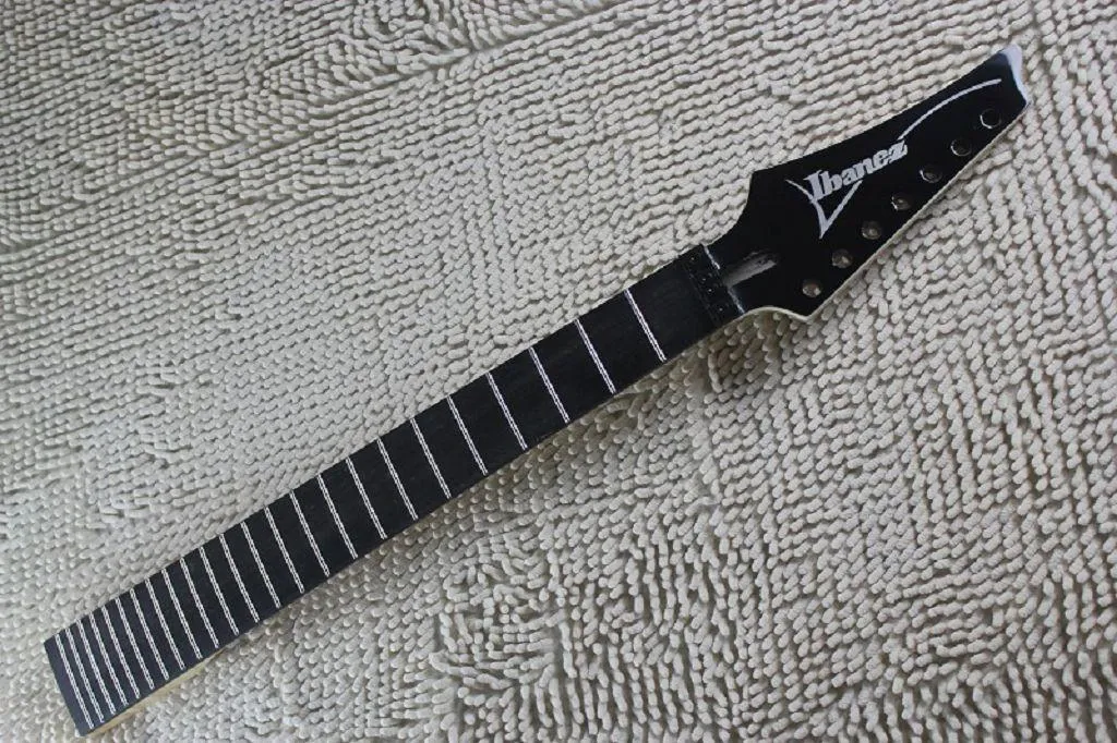 Wholesale One Piece Set Neck Ebony Fingerboard JEM 7V Guitar Necks 24