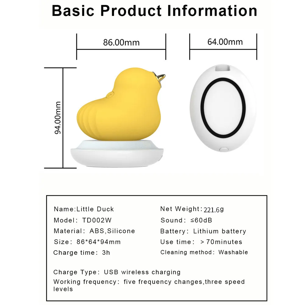 Kleine Gelbe Ente Saugt Vibrator Fr Frauen Penis 18... Von 24,12  | DHgate