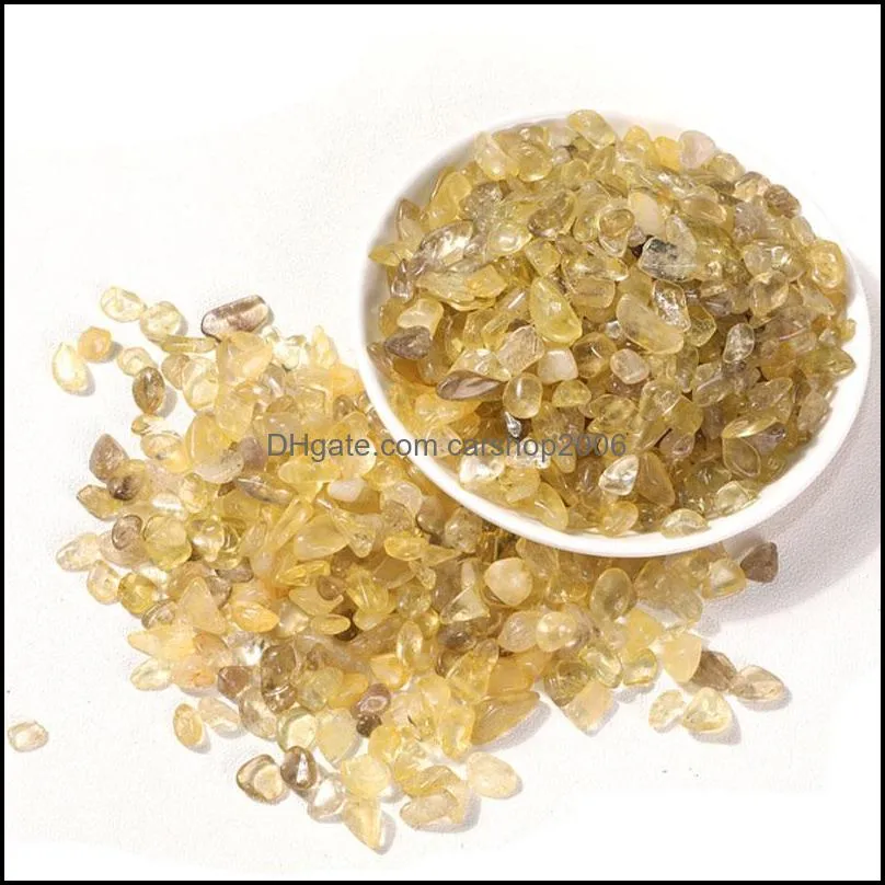 natural yellow crystal gemstones for home office hotel garden decor stone handmade jewelry making diy accessories