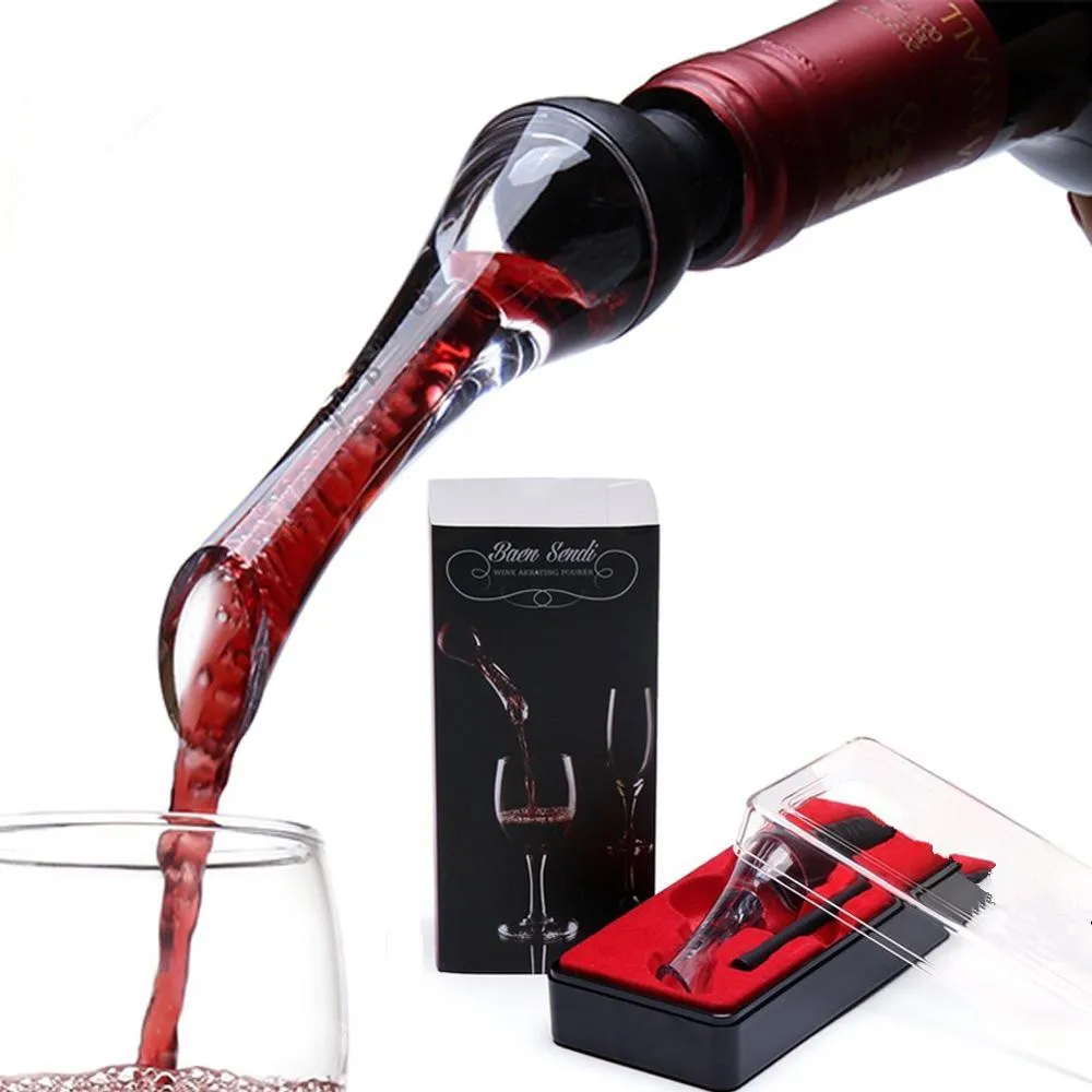 Bar Tools Eagle Wine Aerator Pourer Premium Aerating Pourers and Decanter Spout Decanter Essential With Gift Box For Improved Flavor Enhanced Bouquet