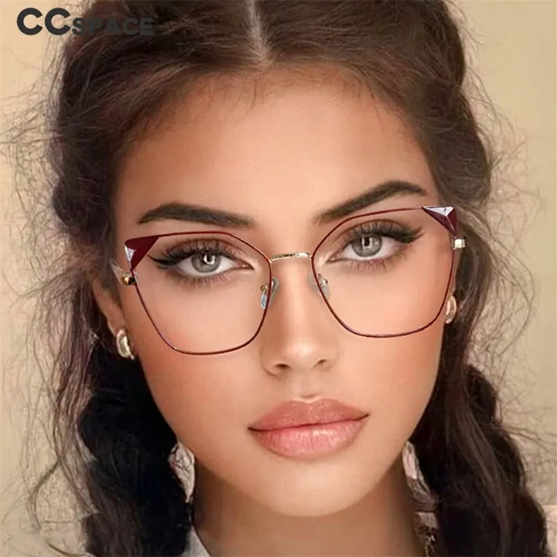 53143 Retro Cat Eye Anti Blue Light Women Simple Optical Glasses Frames Mode Computer Gelgasses 220530