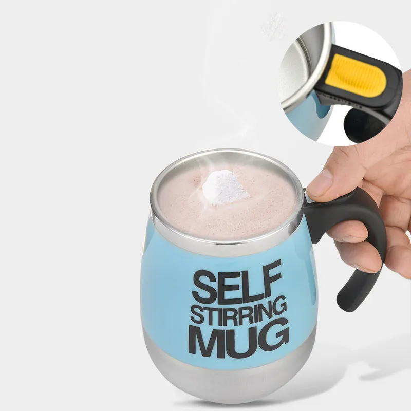 Electric Self Stirring Self Stirring Mug Cup Stainless Steel Automatic  Mixing & Spinning Home Office Travel Mixer Milk Whisk 20517gx From Long10,  $17.21