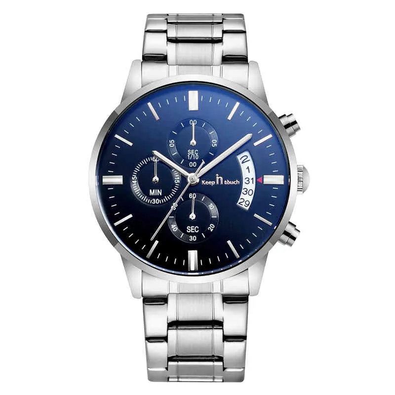 Montre à Quartz de luxe personnalisée, montre-bracelet avec chronographe de sport OEM personnalisé pour hommes