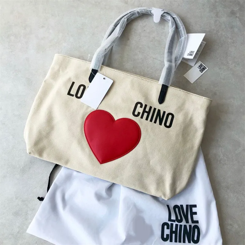 2022 Love Totes Fashion Pouches Shopper Counter Bag Canvas Tote Handbags Ly98