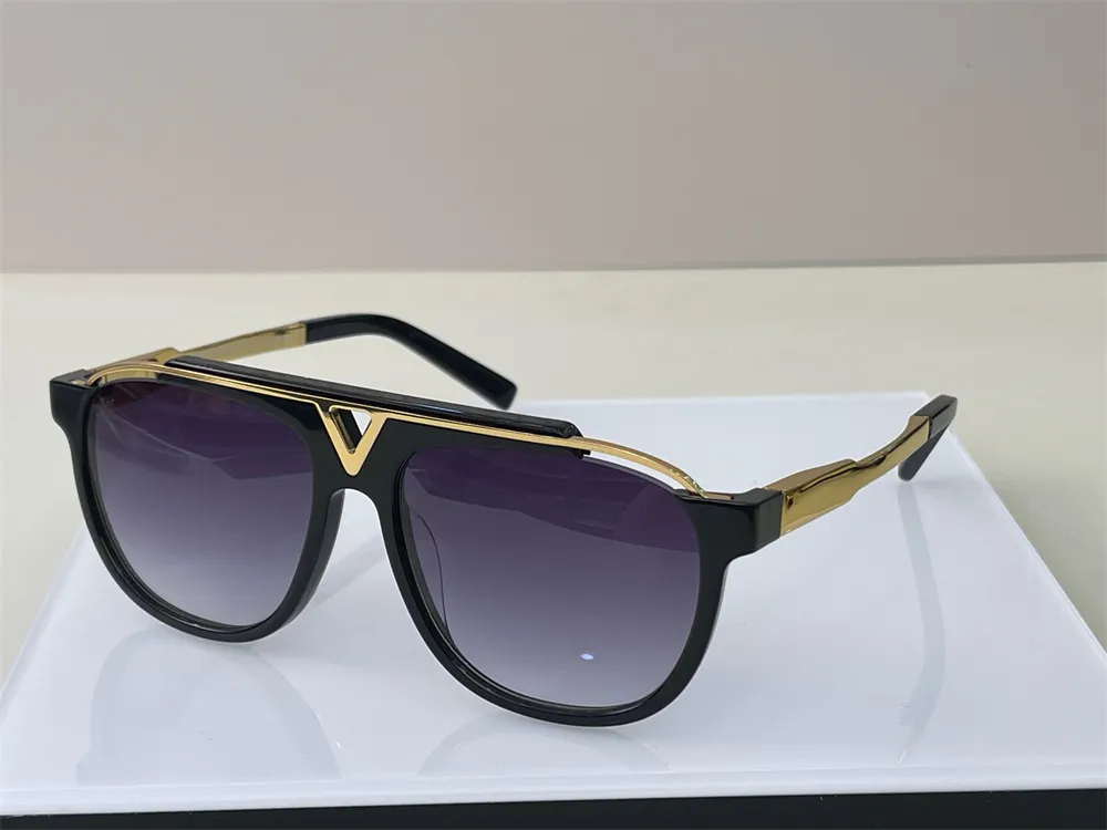 Black and gold designer on sale sunglasses