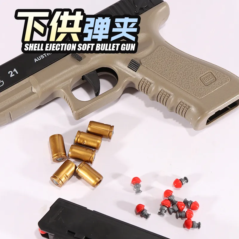 New Glock Blowback pistola giocattolo pistola pistola manuale G1 Soft  Bullet Blaster Airsoft armi Armas pistola pneumatica per adulti ragazzi -  AliExpress