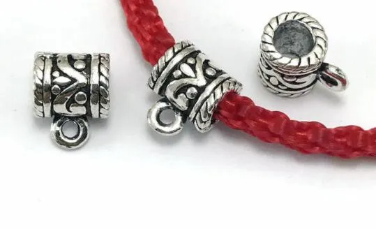 Tibetan Silver bracelet Pendants Handmade Decorative Metal DIY Jewelry Alloy accessories ft4sd