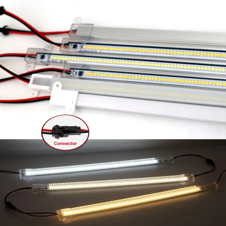 Wysoka jasność 30 cm 40 cm Rurki LED Sztywny pasek światła 2835 LED Fluorescencyjne światło światła Bracza Prezentacja Prezentacja lampy wyświetlającej 220V