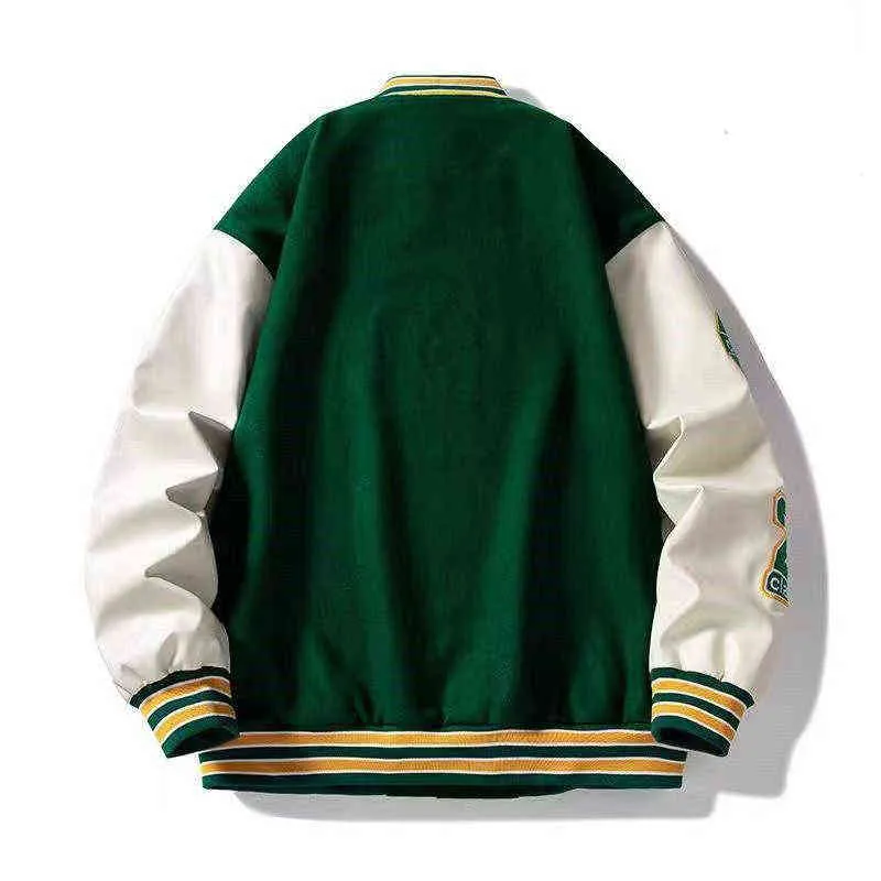 Vintage Embroidered Varsity Bomber Baseball Jacket Men For Vintage Embroidered Varsity Bomber Baseball Jacket Men For