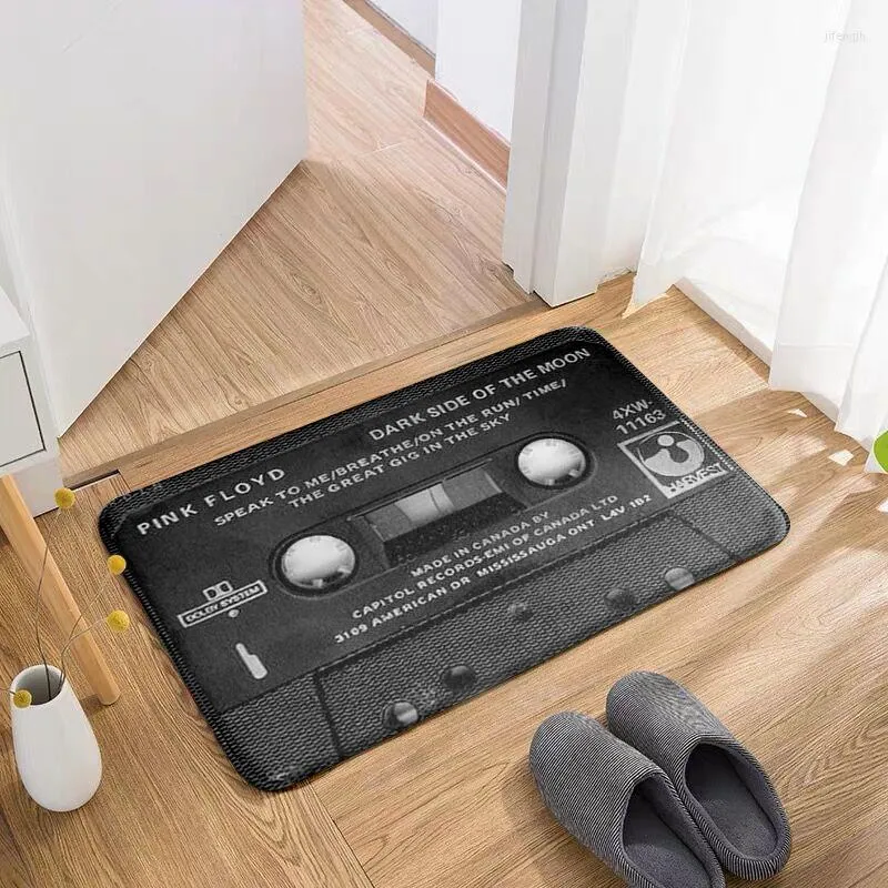 Teppiche Vintage Kassette Musikband Bodenmatte Schlafzimmer Badezimmer Eingang Fußmatte Wohnzimmer Küche Anti-Rutsch-Teppich Tür