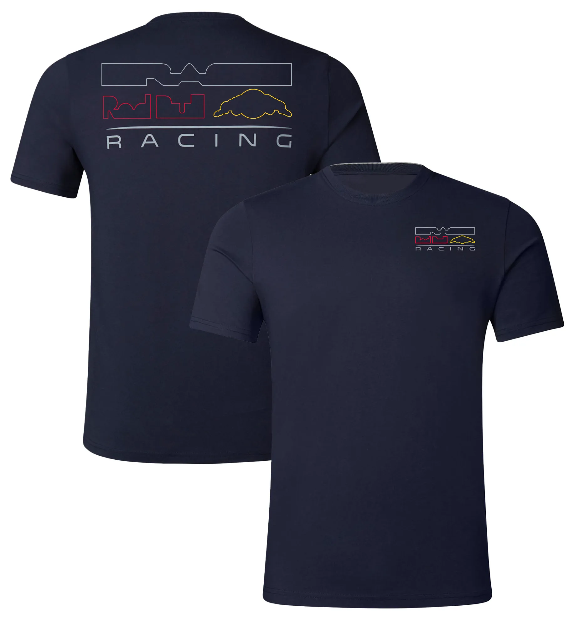 F1フォーミュラワンレーシングスーツチームファンTシャツメンズ半袖の車の作業服カスタム増加