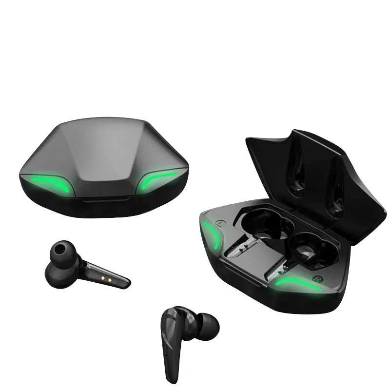 TWS RGB Беспроводные наушники с низкой задержкой Audifonos с светодиодными светодиодами беспроводные наушники наушники x15 Pro Gaming Hearsets