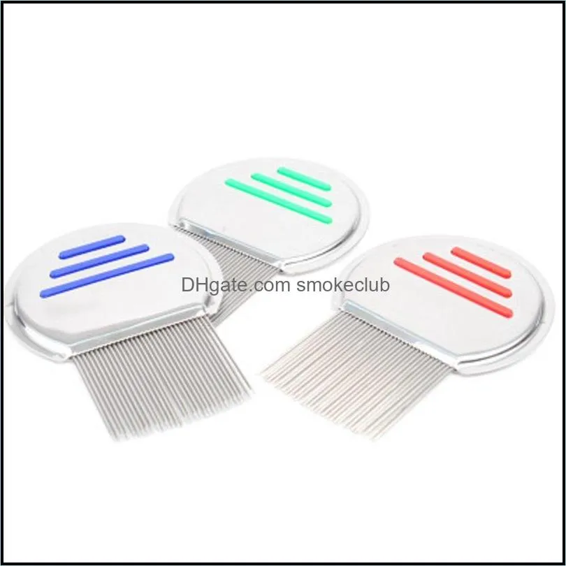 Pet Cat Dog flea close-tooth comb stainless steel close-tooth needle combs to remove floating hair pet flea comb