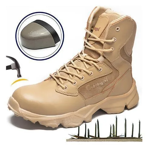 steel toe cap desert boots