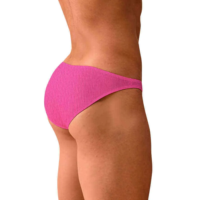 ADANNU Ultra Large Bande Push Up Hanches Homme Briefs Poche Souple