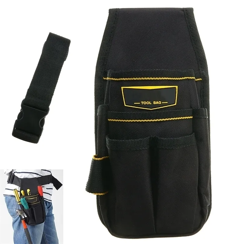 Electrician Tool Väska midja Pocket Pouch Belt Lagring Hållare Underhåll av skruvmejsel Y200324