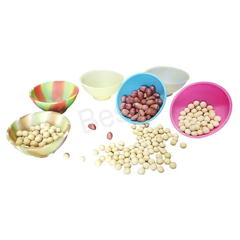 Children Silicone Rice Bowl Baby Complementary Food Non-slip Durable Bowls Mini Ice Cream Milk Bowl Kitchen Tableware BH6672 WLY