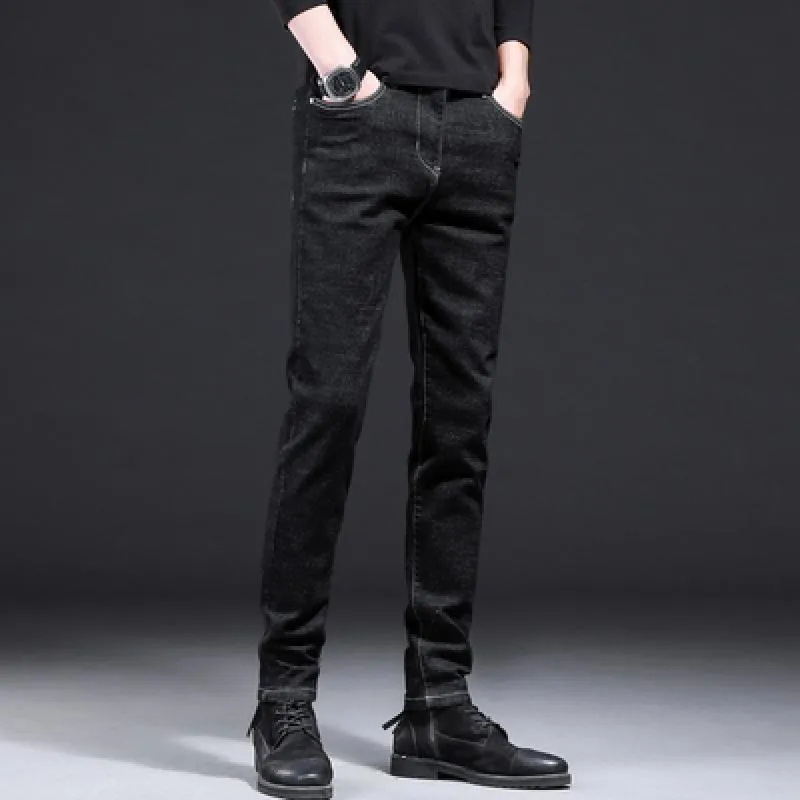 Mäns jeans design denim mager nödställda män 2022 vårens höstkläder god kvalitet designer formen's