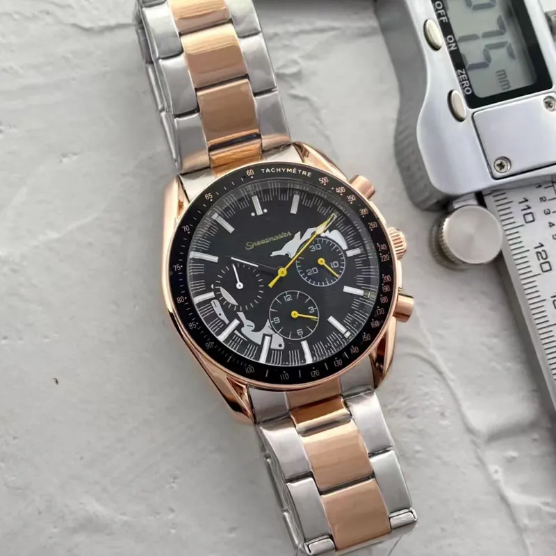 2022 Новый стиль шесть стежков роскошные мужские часы Quartz Watch высококачественные лучшие бренд -дизайнерские дизайнерские стали стальной ремень мужчина модные аксессуары праздничные подарки один