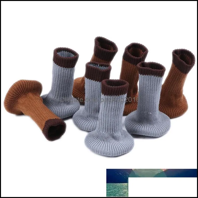 4 Pcs Bathroom Home Decor Kitchen Furniture Anti Noise Slider Caps Non-Slip Table Sock Foot Pad Chair Leg Floor